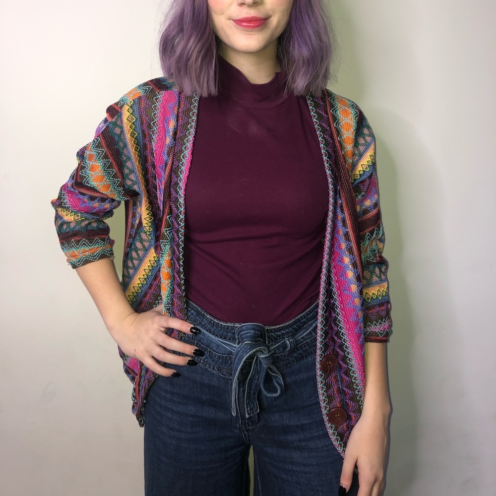 Multi-Color Cardigan